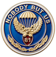 Нагрудний знак 81-ї тактичної групи «Ірак—Васіт—2005»